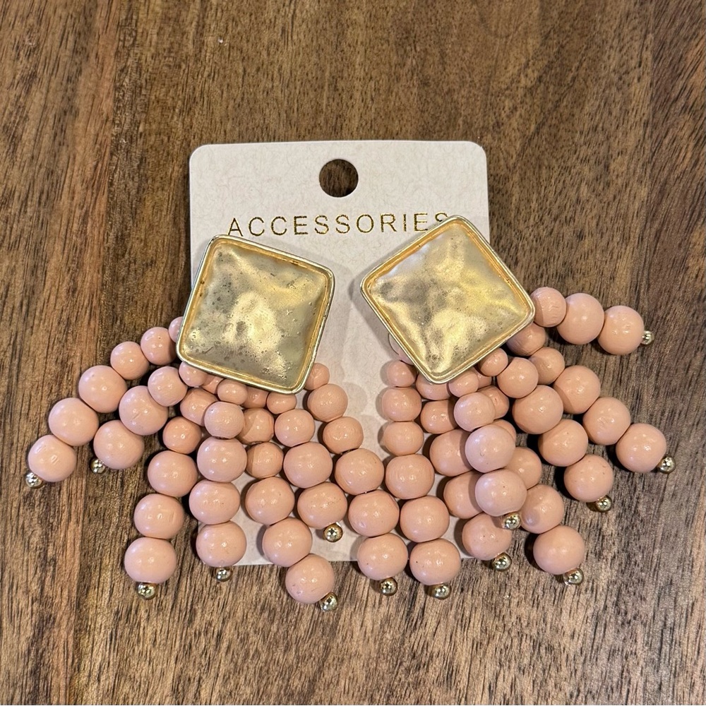 Bead Statement Earrings